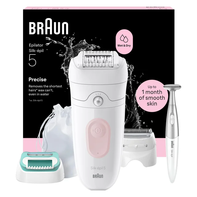 Product packaging of Braun Epilator Model SE5- 251