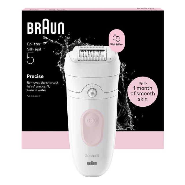 Braun Silk-épil Series 5 5-000 Women's Epilator for Gentle Epilation