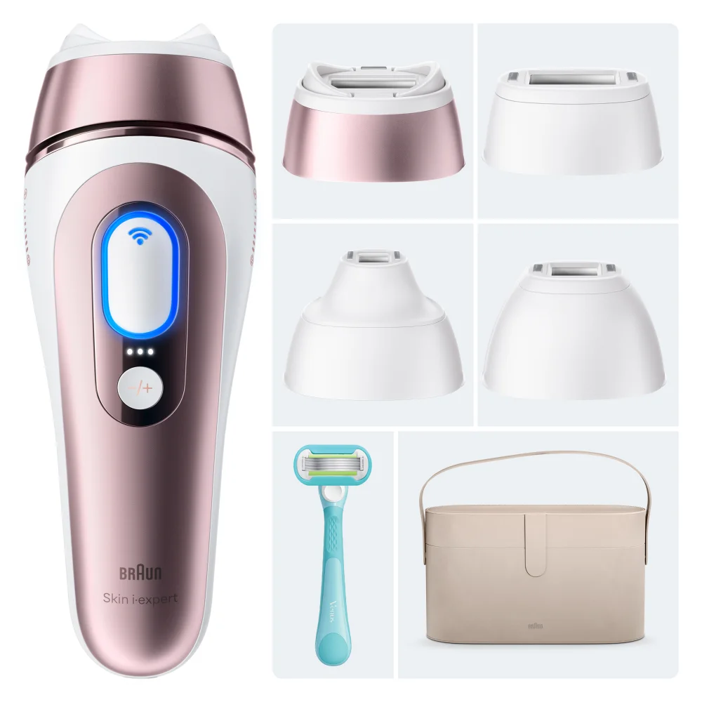 Primary Image showing components of Braun IPL Skin i·expert Pro 7 PL7441