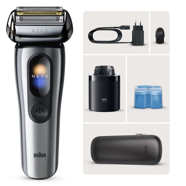 Primary Image showing components of Braun Nevo 15000C Electric Shaver