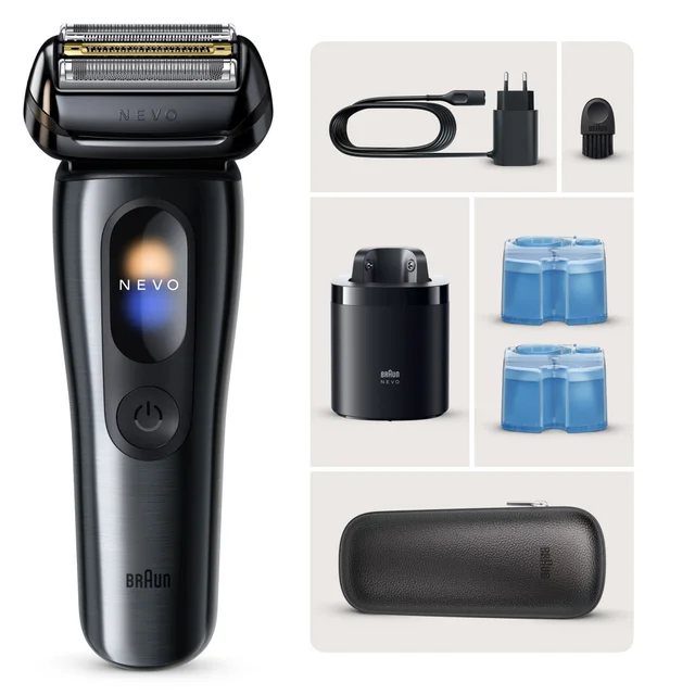 Primary Image showing components of Braun Nevo 15115C Electric Shaver