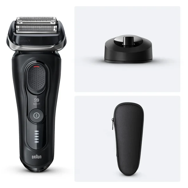 Primary Image showing components of Braun Series 9 Sport S9110s Electric Shaver