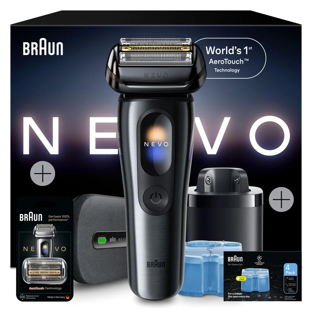 Images showing Braun Bundle: Nevo 17010C Electric Shaver, Replacement Head & CCR4