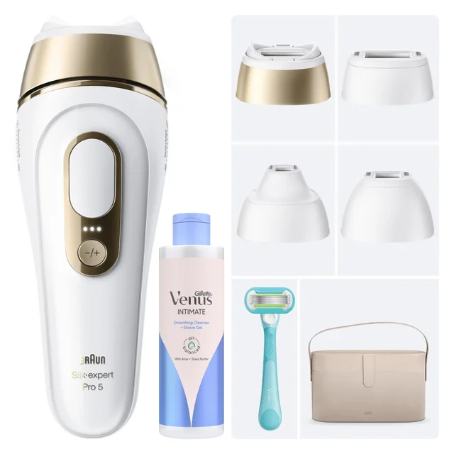 Braun Bundle: IPL Silk-expert Pro PL5441 & Gillette Venus 2-in-1 Cleanser + Shave Gel
