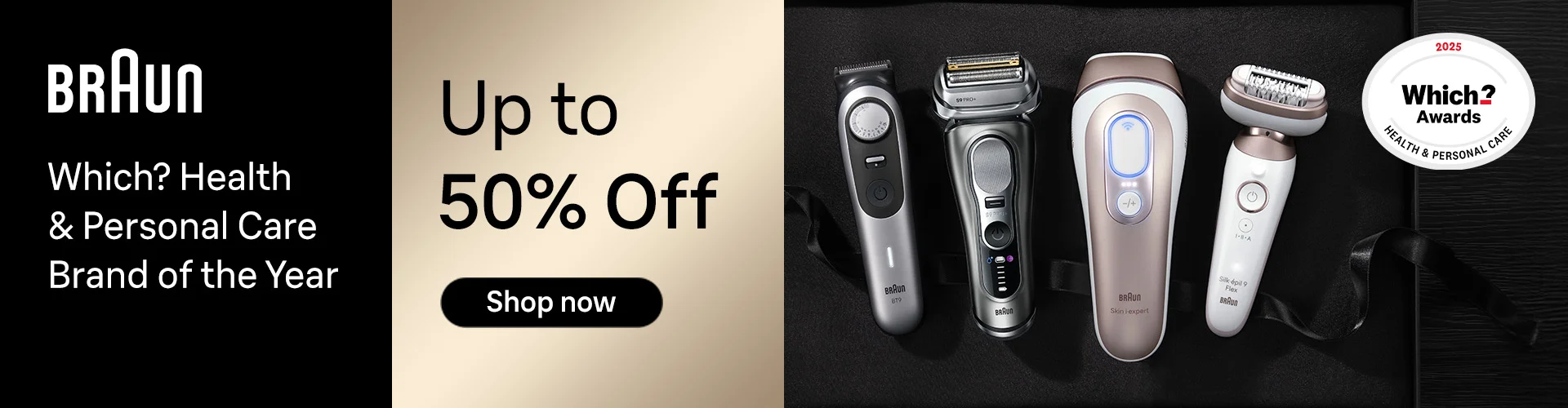 Which? Health & personal Care Brand of the Year Up to 50% Off shop now
