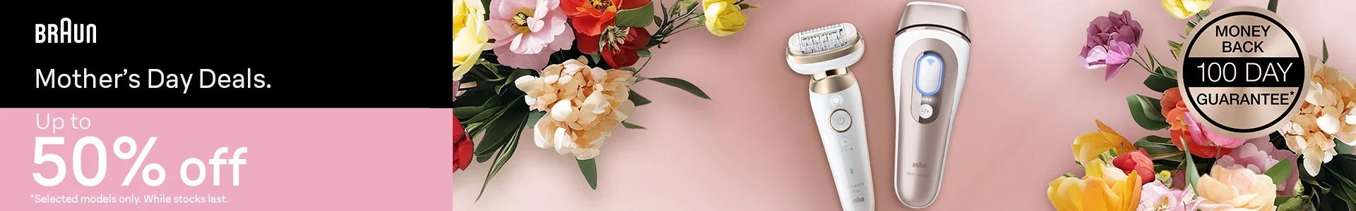 Mother's Day Deals Up to 50% off