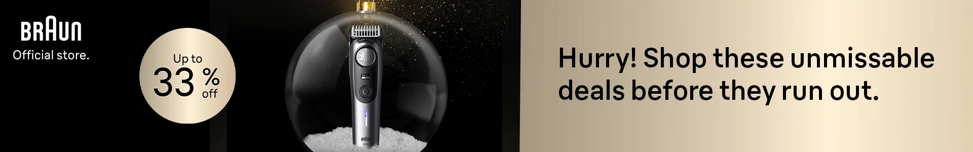 Up to 33% off Hurry Shop these unmissable deals before they run out