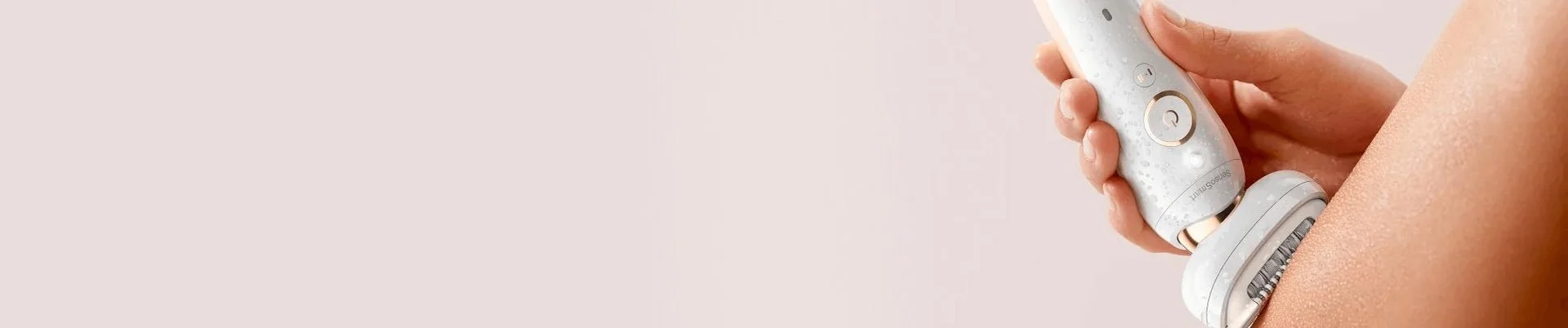 Women using epilator