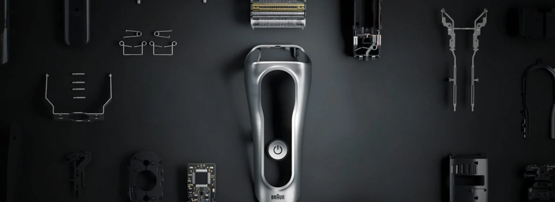 Braun Shaving Accessories - compartmentalized image of Series 9 Pro