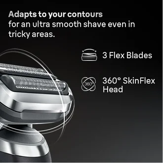 Braun Series 7 shaver replacement head. Adapts to your contours for an ultra smooth shave even in tricky areas.