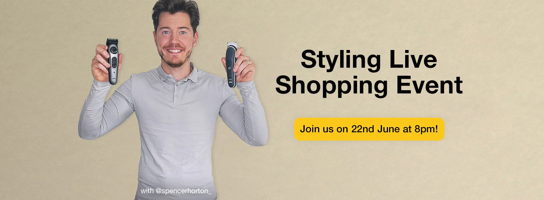 Father's day live shopping event - electric shaver Series 9, all in one trimmer MGK3245