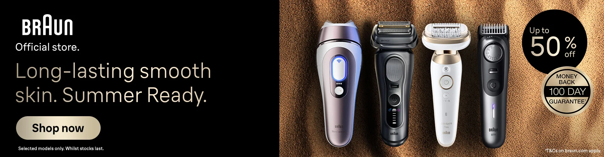 Braun Official Store | Long-lasting smooth skin. Summer.