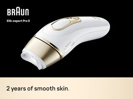 Braun Silk expert Pro 5 IPL. 2 years of smooth skin