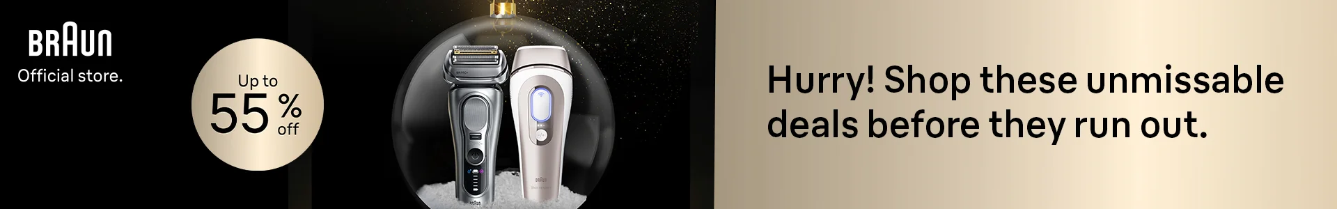 Up to 55% off Hurry Shop these unmissable deals before they run out