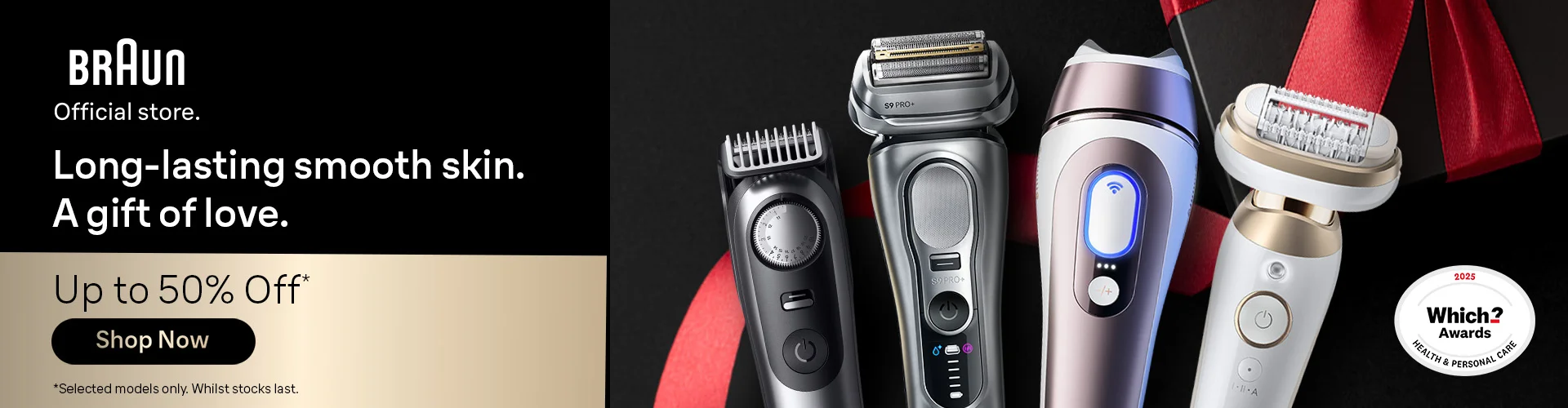 Long-lasting smooth skin. A gift of love. Up to 50% off. Shop now.