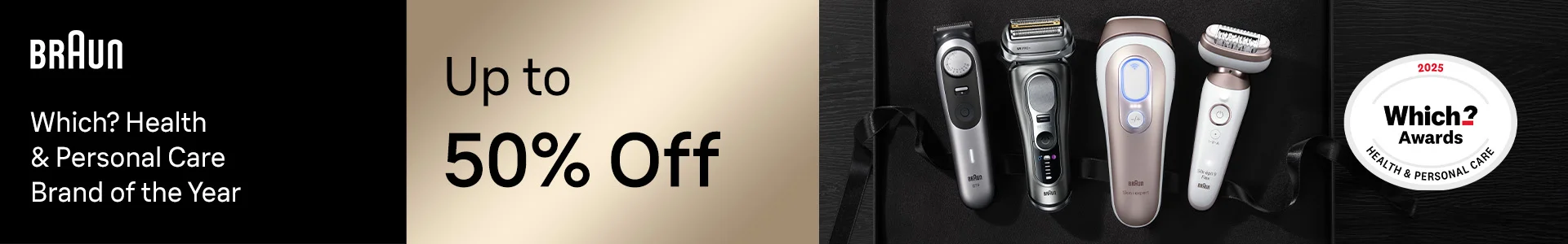 Which? Health & Personal Care Brand of the Year Up to 50% Off