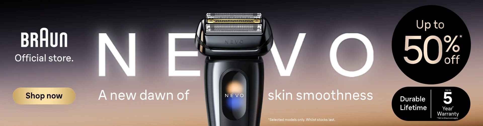 Braun Official Store | Nevo A dawn of skin smoothness. Up to 50% off