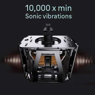 10.000 x/min sonic vibrations