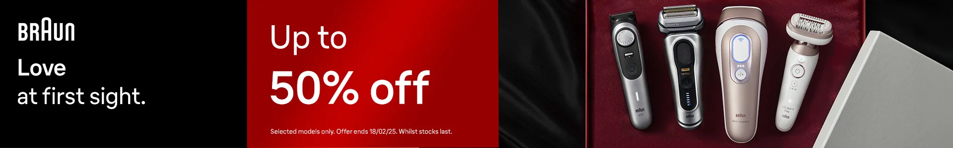 Braun Love at first sight up to 50% off