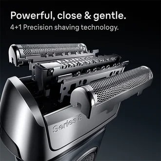 Braun Series 8 shaver replacement head. Powerful, close and gentle.